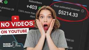$5000 on Youtube Without Making Videos | Make Money Online 2022