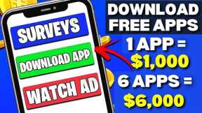 Earn $1000 Just by Downloading 1 App! (6 APPS = $6000) | Make Money Online