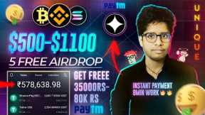 😱Get Free 500$-1500$|Earn Money Online|Free Paytm Cash|Unlimited Free Paytm Cash|Crypto Free Airdrop