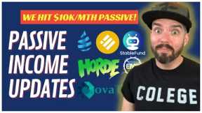 September 5th: Passive Income Updates + Live Deposit | Over $11K Mthly | StableFund | Novatech