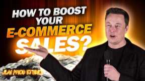 How To Boost Your Ecommerce Sales | Ecommerce Marketing Tips | Make Money Online