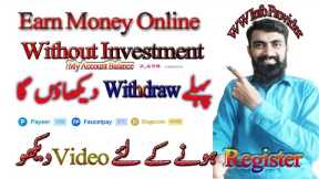 Earn Money Online With New Website II Make Money Online II Earn Money Without Investment