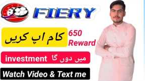 Fiery7 Online Earning App 2022 / How To Make Money Online WithOut Investment / Fast Earning App
