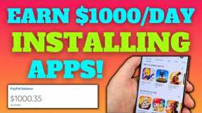 $1000 PER DAY Installing Online Earning Apps (Make Money Online 2023)