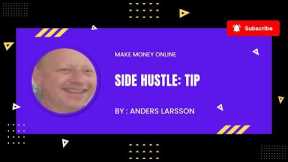 Amazing [Side Hustle: Tip] | Earn Passive Income through [Affiliate Marketing]
