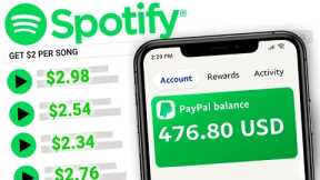 EARN $2 Per Song Listened - Make Money Online
