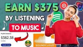 Earn $375+ Just By Listening To Music | Make Money Online 2023