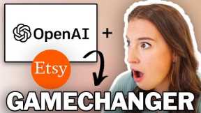 How to use ChatGPT to make money online 🤯 | 5 ways to SKYROCKET your Etsy shop using OpenAI