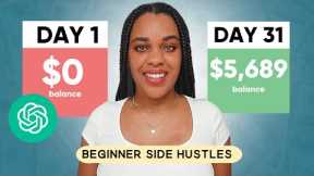4 Side Hustles To Make Money Online using ChatGPT ($100-$500/DAY)