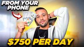 Laziest way To Make Money Online From Your Phone For Beginners ($750/ Day) Make Money Online