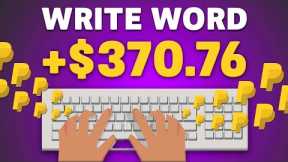 EARN $0.50 Per Any Letter You Write - Make Money Online