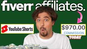 Passive Income $10,000/Month Promoting Fiverr Affiliate Marketing Links On YouTube Shorts For FREE