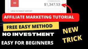 How I Made $1,347.53 / Day With Affiliate Marketing Website | Passive Income From Home