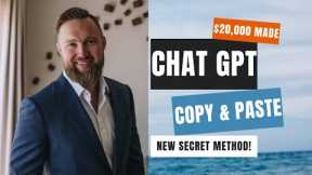 Earn $166 In 30 Seconds Daily WITH CHATGPT (Make Money Online)