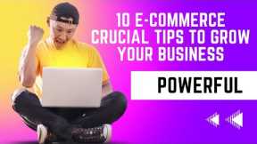 10 ecommerce tips for success| increase ecommerce sales| how to drive traffic to your online store
