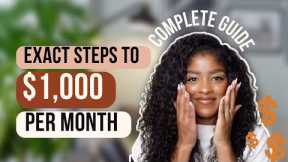 Make your first $1,000 online | Full guide! | How to make money online 2023 step by step