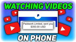 Unbelievable - Earn $350 Watching Videos With This APP (2023) | Make Money Online On Phone