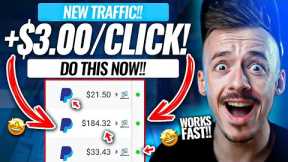NEW Traffic Source Pays +$3.00 PER CLICK! ($250 PER DAY!) Make Money Online 2023