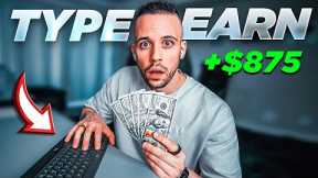 ($875/Day) Earn TYPING Words FOR FREE Using AI | Make Money Online 2023