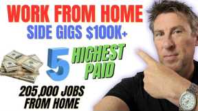 5 HOTEST Work from HOME JOBS $100K Plus Make Money Online without loan or Grants