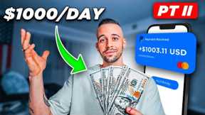 ($1000/Day) Laziest Side Hustle To Make From Your Phone Using AI PT 2 | Make Money Online 2023