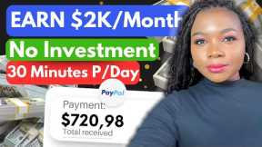 MAKE MONEY ONLINE 👉 Work From Home & Earn $2000/Month 💰 No Skills Required (2023)