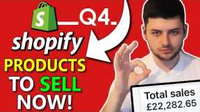 Top 5 BEST WINNING Products to Sell In Q4 (Shopify Dropshipping)