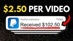 Earn $2.50 PER Video Watched – Make Money Online