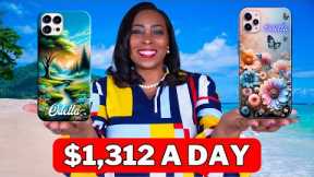 EASY US$1,312 A DAY Selling PHONE CASES Online - New AI Passive Income Business Idea