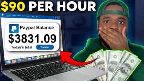 FASTEST Work From Home Job to Make Money Online ($90/Hour) Beginners