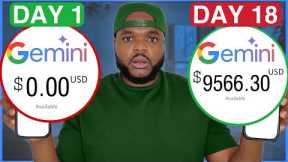 HOW TO MAKE MONEY ONLINE WITH GOOGLE GEMINI AI Bot ($100/Per Day)