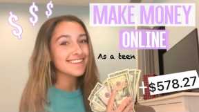 *EASY* ways to make money ONLINE AS A TEEN! + My past successful side hustles