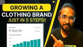 How To Grow Clothing Brand Online | Getting More Sales On Clothing Ecommerce Store [Hindi]