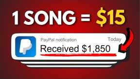 Get Paid $1,850+ Listening To Music 🤑 How To Make Money Online