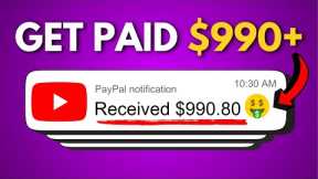 Get Paid $990+ Watching YouTube Videos - Make Money Online