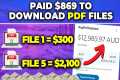 Earn $869 Downloading PDF Files For