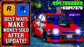 This is AWESOME.. The BEST WAYS To Make Money SOLO After UPDATE in GTA Online! (GTA5 Fast Money)