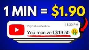 Get Paid $1.90 Every Min 🤑 Watching Videos – How To Make Money Online
