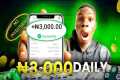 FREE APP TO EARN ₦3,000 Daily Without 