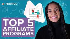 Top 5 Ecommerce Affiliate Programs for Passive Income 2024