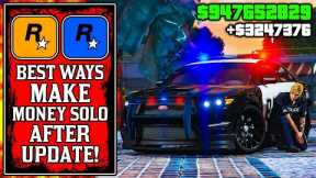 This is INSANE.. The BEST WAYS To Make Money SOLO After UPDATE in GTA Online (GTA5 Fast Money)