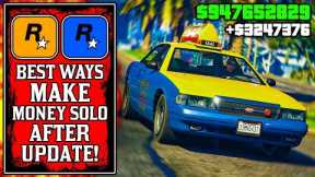 This is OVERPOWERED.. BEST WAYS To Make Money SOLO After UPDATE in GTA Online! (GTA5 Fast Money)