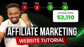 How To Build $1000+/Month Affiliate Marketing Website For FREE (Make Passive Income Online)