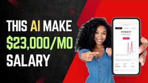 How to Earn $23,000/Month with Ai For FREE (Make Money Online 2024)