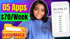 5 Easy Apps That Pay You $70 Per Week (Make Money Online Fast) 2024