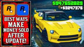 Secretly LUCRATIVE? The BEST WAYS To Make Money SOLO After UPDATE in GTA Online! (GTA5 Fast Money)