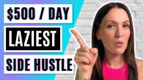 Laziest Side Hustle Yet! ($500 per day) Make Money Online with AI