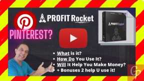 Profit Rocket Review + Bonuses = ⚠️ WAIT! ⚠️ Make Money With Pinterest ⚠️