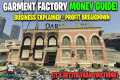 GTA Online GARMENT FACTORY Money