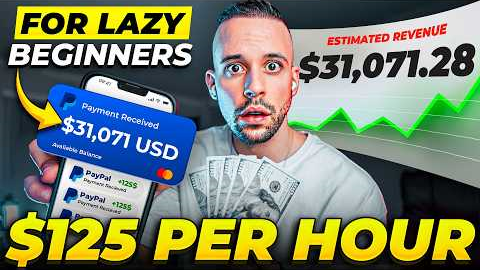 Easiest $125/Hour Make Money Online For Beginners 2025